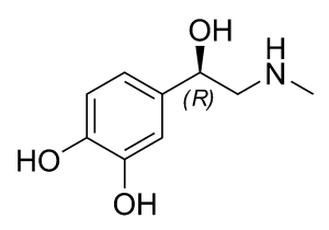 Adrenaline_chemical_structure